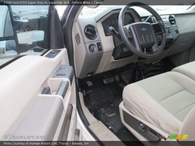  2008 F250 Super Duty XL SuperCab 4x4 Camel Interior