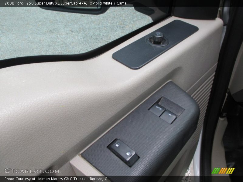 Oxford White / Camel 2008 Ford F250 Super Duty XL SuperCab 4x4