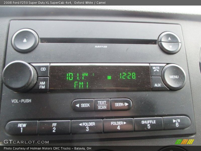 Oxford White / Camel 2008 Ford F250 Super Duty XL SuperCab 4x4