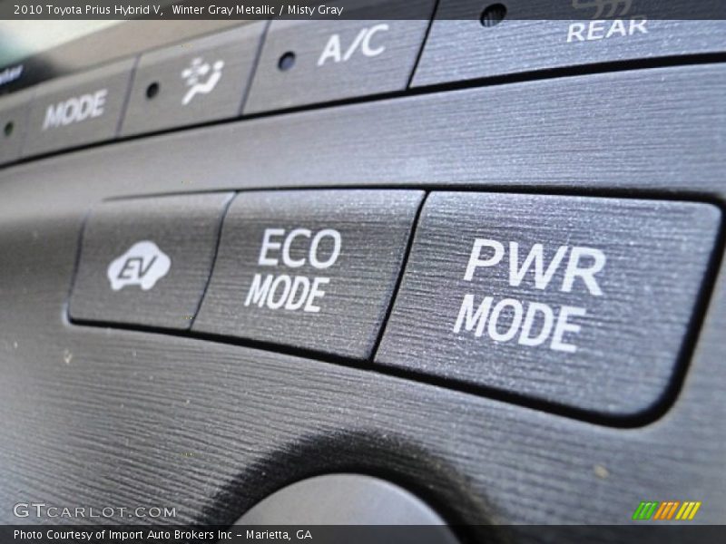Winter Gray Metallic / Misty Gray 2010 Toyota Prius Hybrid V