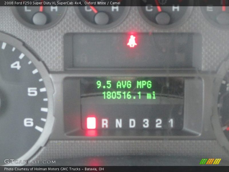 Oxford White / Camel 2008 Ford F250 Super Duty XL SuperCab 4x4