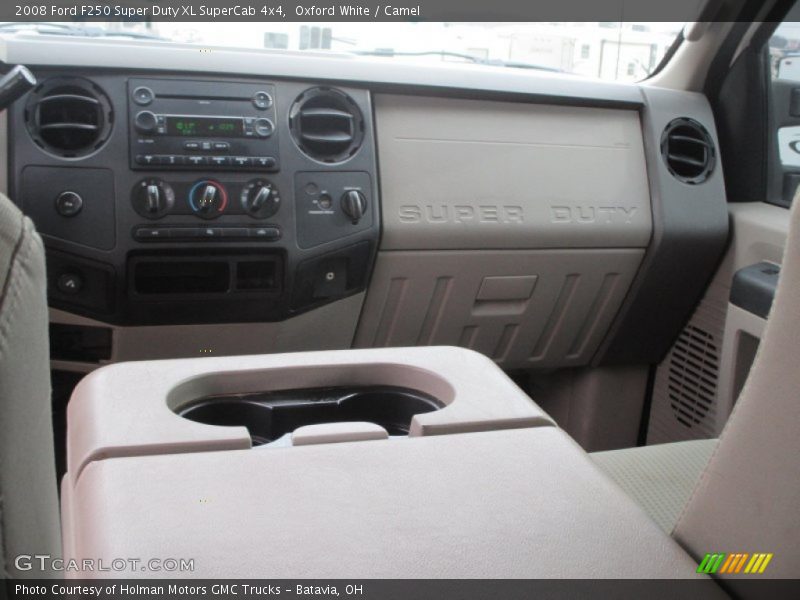 Oxford White / Camel 2008 Ford F250 Super Duty XL SuperCab 4x4