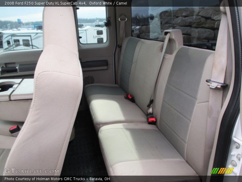 Oxford White / Camel 2008 Ford F250 Super Duty XL SuperCab 4x4