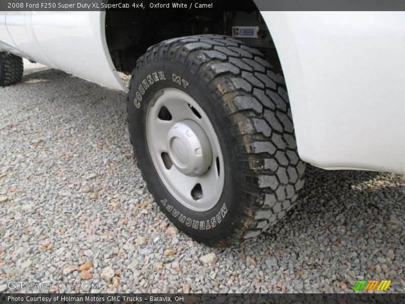 Oxford White / Camel 2008 Ford F250 Super Duty XL SuperCab 4x4