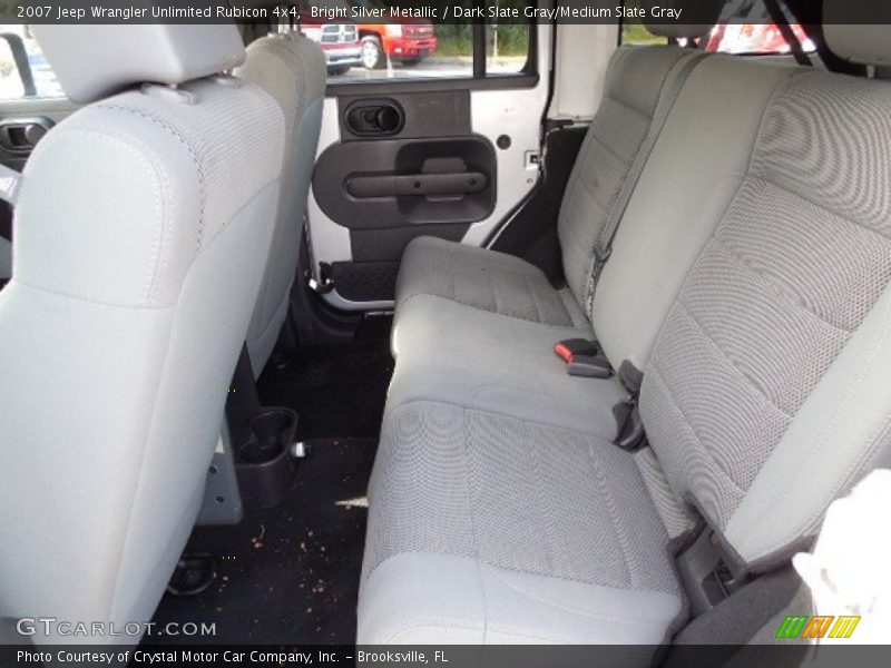 Bright Silver Metallic / Dark Slate Gray/Medium Slate Gray 2007 Jeep Wrangler Unlimited Rubicon 4x4