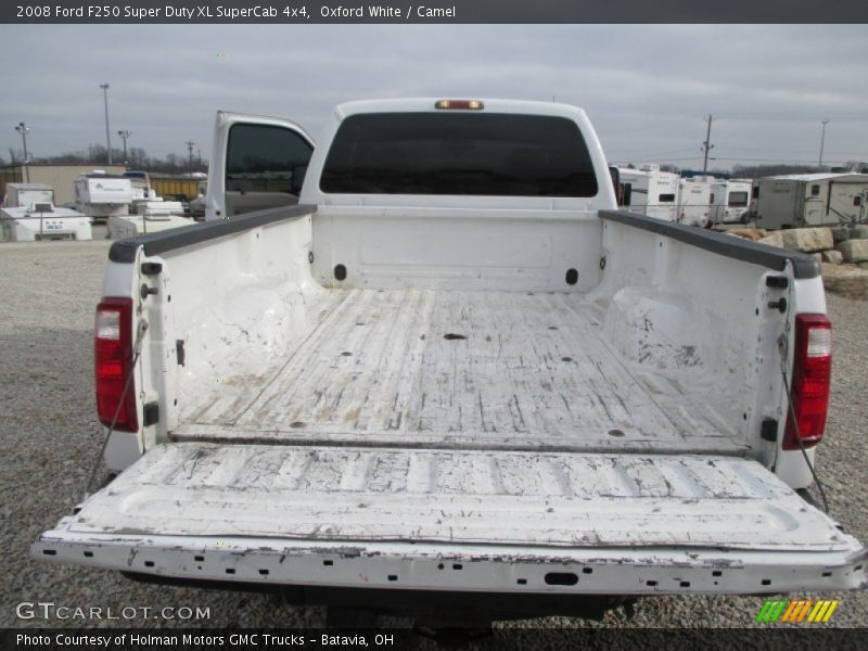 Oxford White / Camel 2008 Ford F250 Super Duty XL SuperCab 4x4