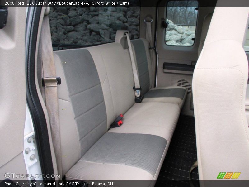 Oxford White / Camel 2008 Ford F250 Super Duty XL SuperCab 4x4