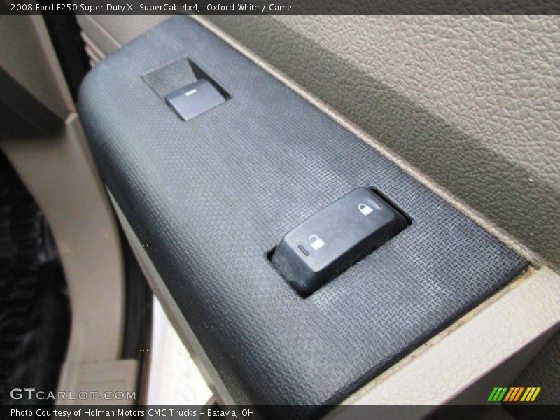 Oxford White / Camel 2008 Ford F250 Super Duty XL SuperCab 4x4
