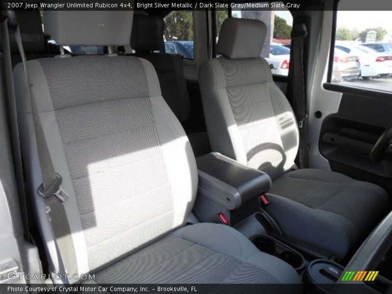 Bright Silver Metallic / Dark Slate Gray/Medium Slate Gray 2007 Jeep Wrangler Unlimited Rubicon 4x4