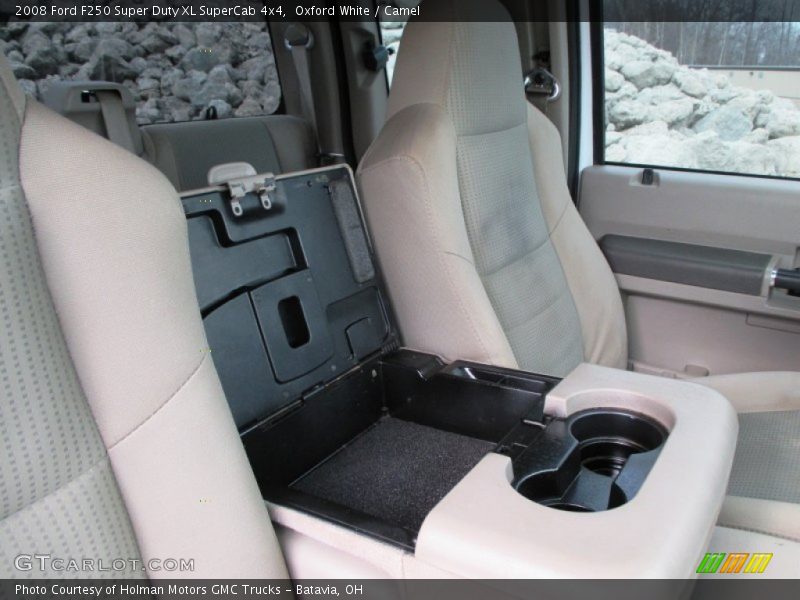Oxford White / Camel 2008 Ford F250 Super Duty XL SuperCab 4x4