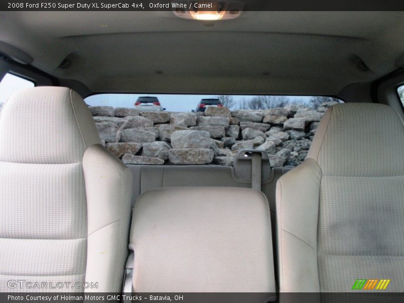 Oxford White / Camel 2008 Ford F250 Super Duty XL SuperCab 4x4