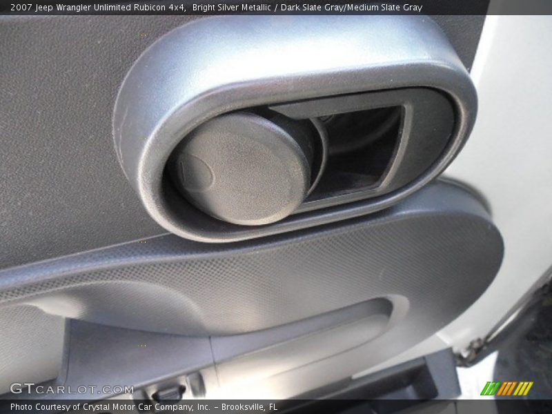Bright Silver Metallic / Dark Slate Gray/Medium Slate Gray 2007 Jeep Wrangler Unlimited Rubicon 4x4