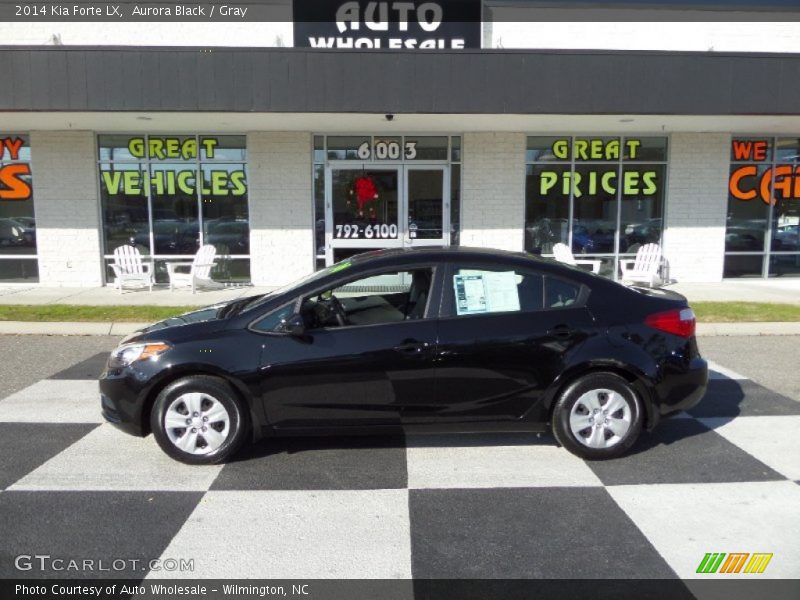 Aurora Black / Gray 2014 Kia Forte LX