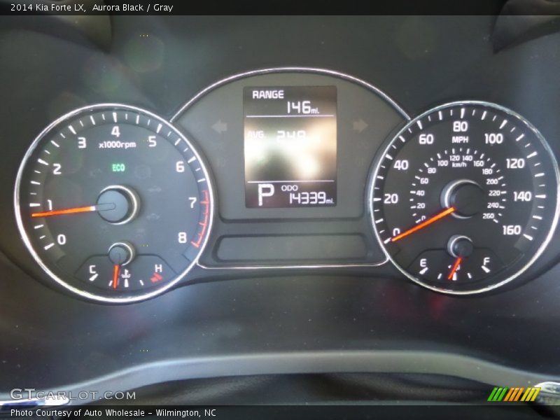 Aurora Black / Gray 2014 Kia Forte LX