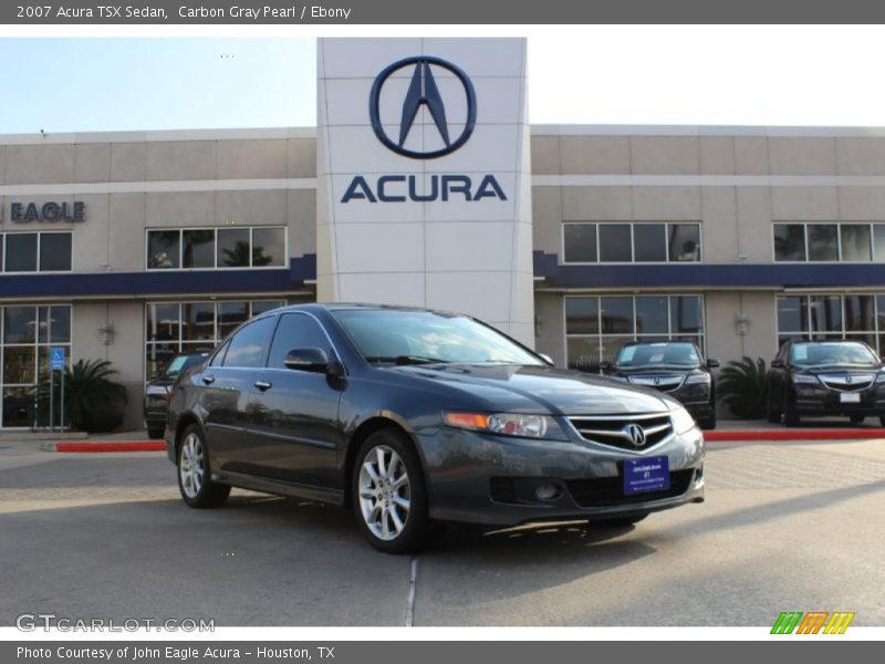 Carbon Gray Pearl / Ebony 2007 Acura TSX Sedan