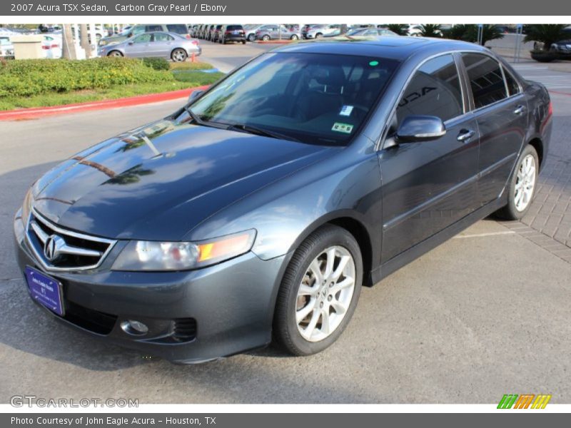 Carbon Gray Pearl / Ebony 2007 Acura TSX Sedan