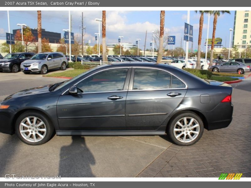 Carbon Gray Pearl / Ebony 2007 Acura TSX Sedan
