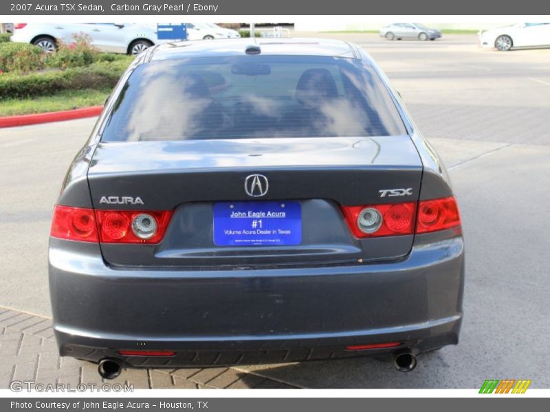 Carbon Gray Pearl / Ebony 2007 Acura TSX Sedan