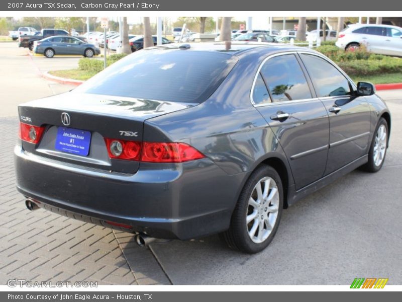 Carbon Gray Pearl / Ebony 2007 Acura TSX Sedan