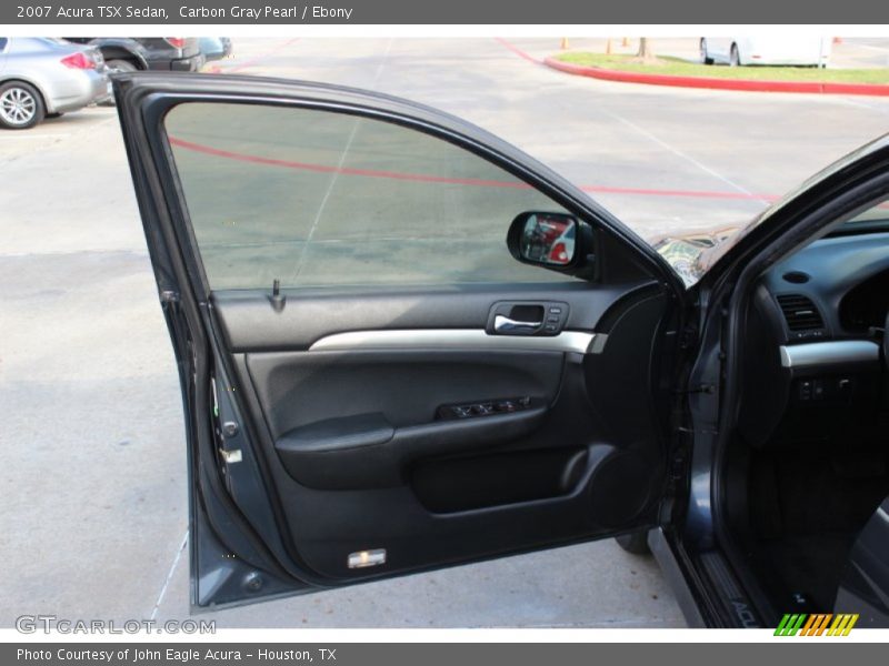 Carbon Gray Pearl / Ebony 2007 Acura TSX Sedan