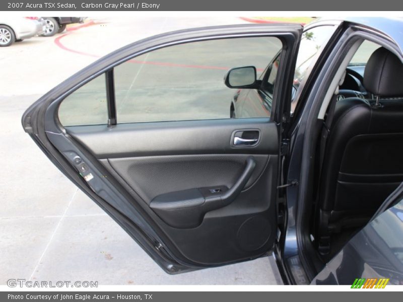Carbon Gray Pearl / Ebony 2007 Acura TSX Sedan