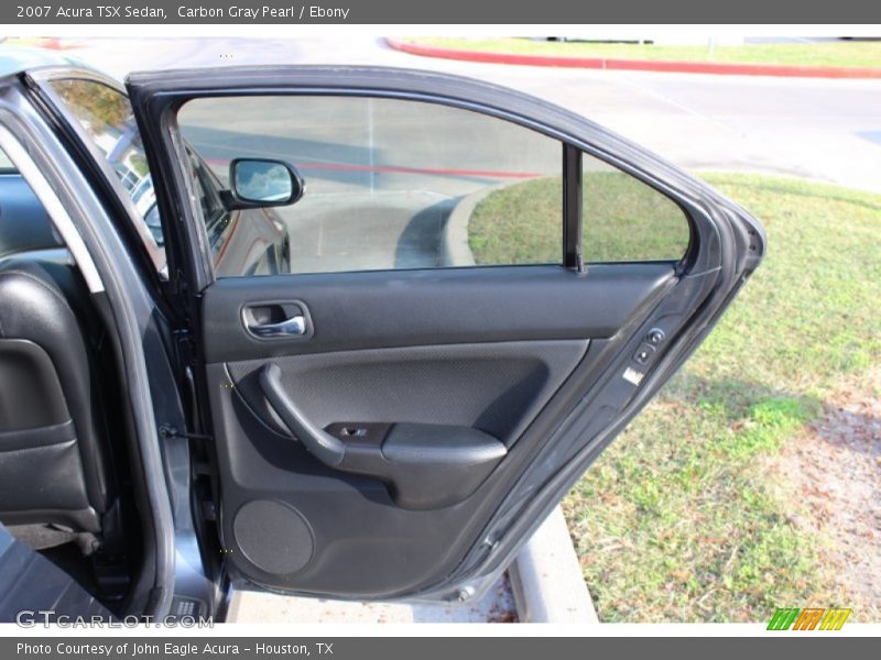 Carbon Gray Pearl / Ebony 2007 Acura TSX Sedan