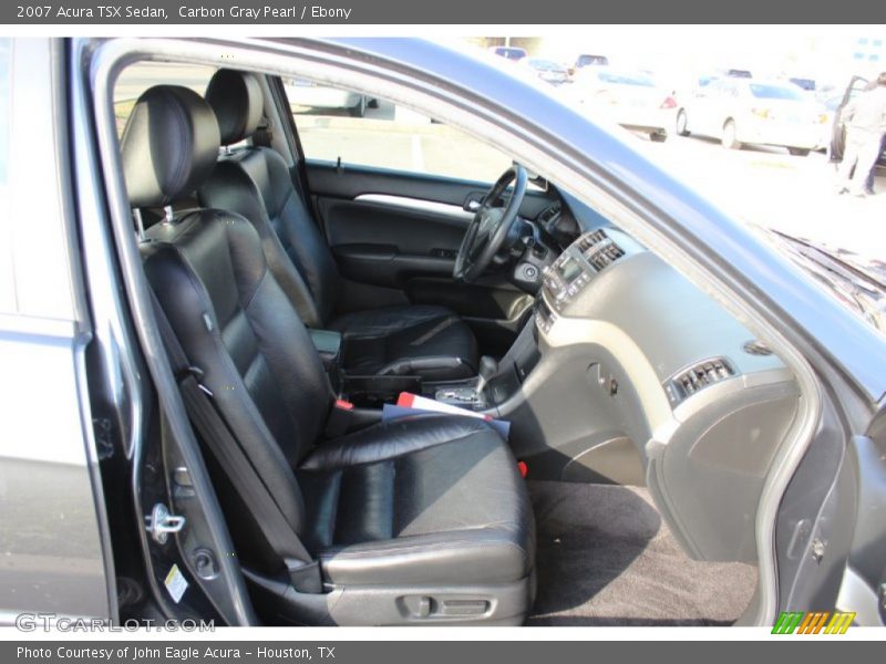 Carbon Gray Pearl / Ebony 2007 Acura TSX Sedan