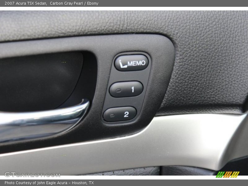 Carbon Gray Pearl / Ebony 2007 Acura TSX Sedan