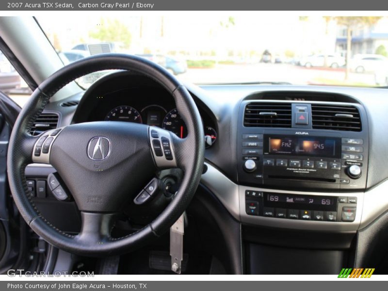 Carbon Gray Pearl / Ebony 2007 Acura TSX Sedan