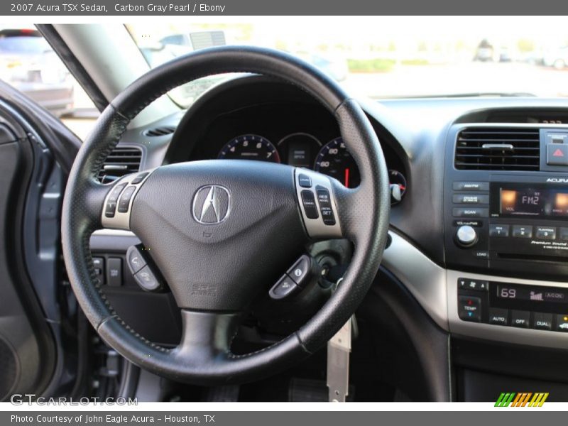 Carbon Gray Pearl / Ebony 2007 Acura TSX Sedan