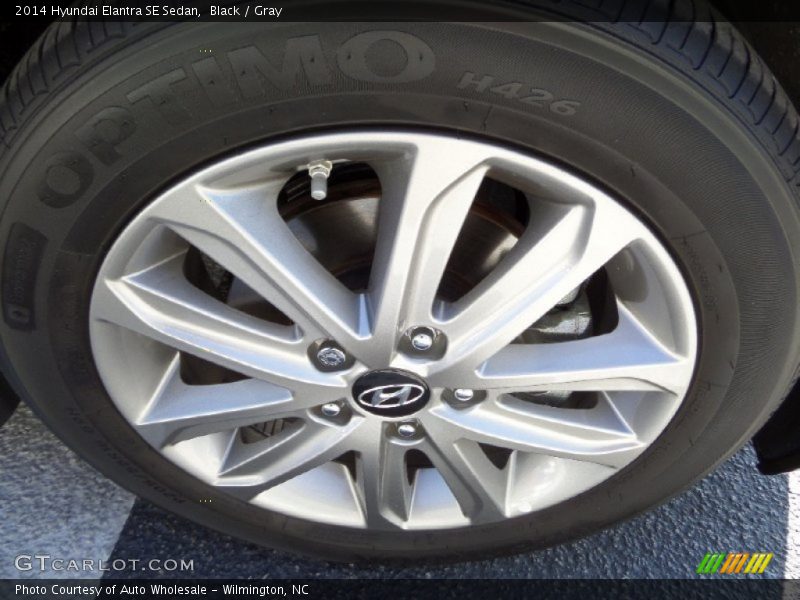 Black / Gray 2014 Hyundai Elantra SE Sedan