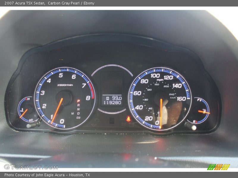 Carbon Gray Pearl / Ebony 2007 Acura TSX Sedan