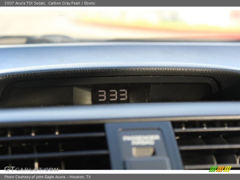 Carbon Gray Pearl / Ebony 2007 Acura TSX Sedan