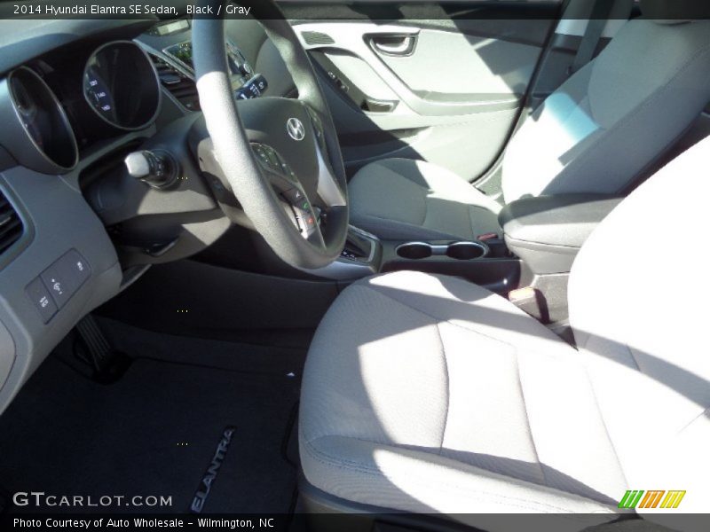 Black / Gray 2014 Hyundai Elantra SE Sedan