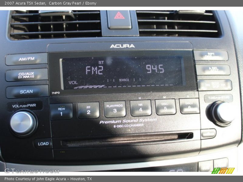 Carbon Gray Pearl / Ebony 2007 Acura TSX Sedan
