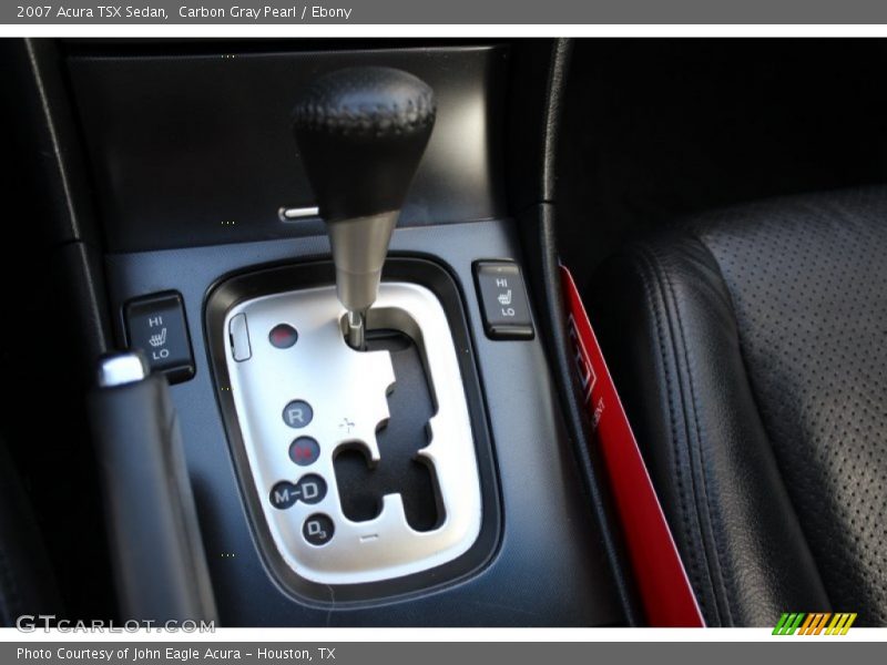 Carbon Gray Pearl / Ebony 2007 Acura TSX Sedan