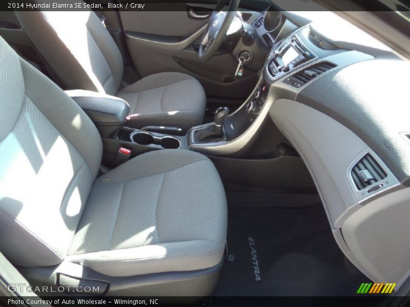 Black / Gray 2014 Hyundai Elantra SE Sedan