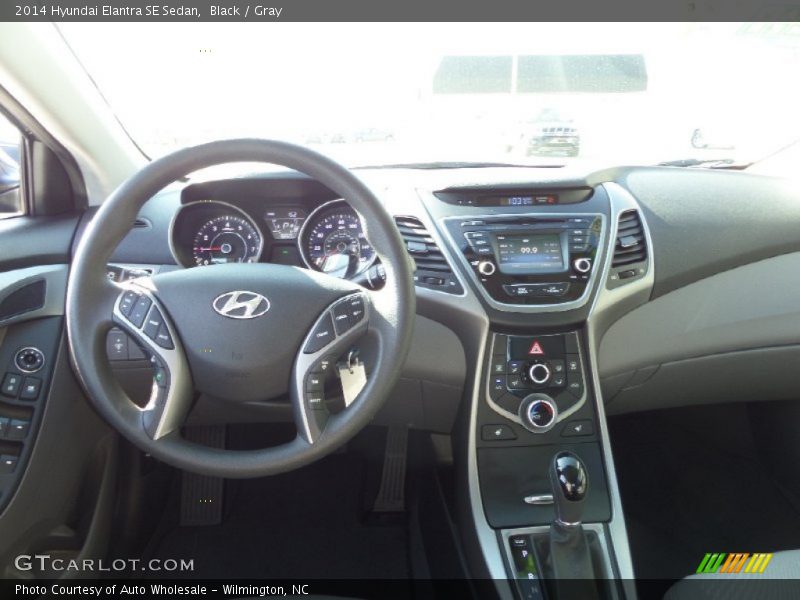 Black / Gray 2014 Hyundai Elantra SE Sedan