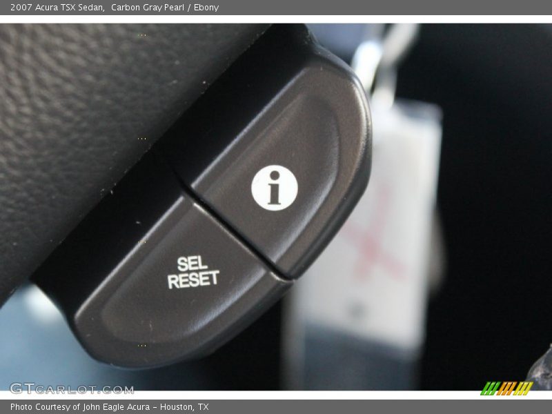 Carbon Gray Pearl / Ebony 2007 Acura TSX Sedan