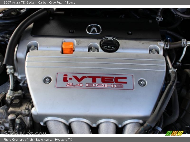 Carbon Gray Pearl / Ebony 2007 Acura TSX Sedan
