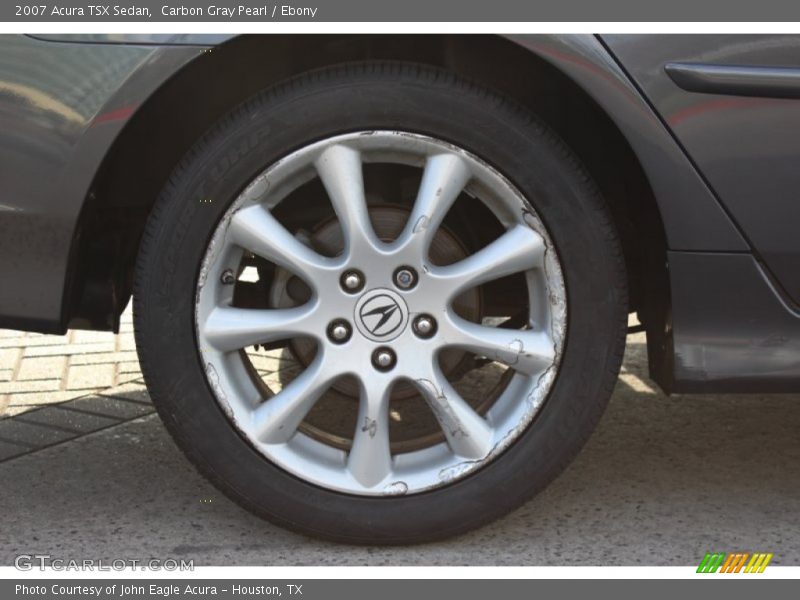 Carbon Gray Pearl / Ebony 2007 Acura TSX Sedan