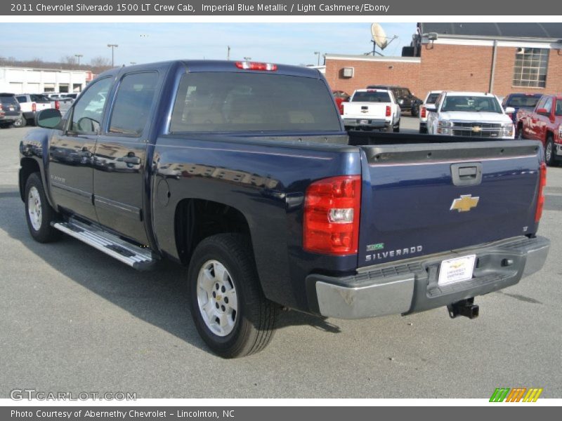 Imperial Blue Metallic / Light Cashmere/Ebony 2011 Chevrolet Silverado 1500 LT Crew Cab