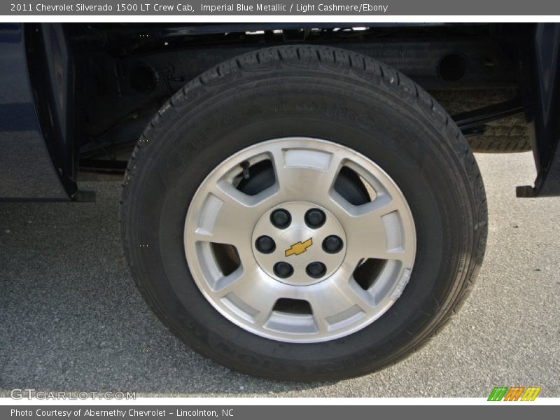 Imperial Blue Metallic / Light Cashmere/Ebony 2011 Chevrolet Silverado 1500 LT Crew Cab