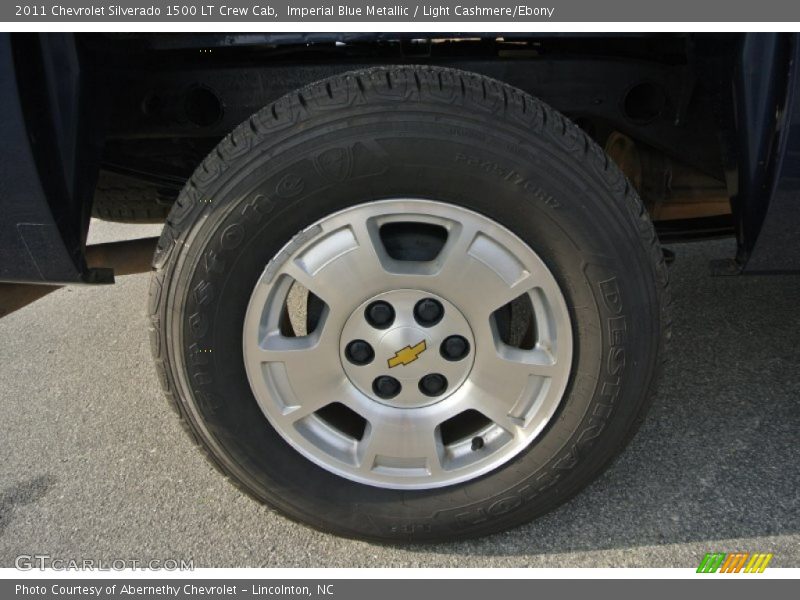 Imperial Blue Metallic / Light Cashmere/Ebony 2011 Chevrolet Silverado 1500 LT Crew Cab