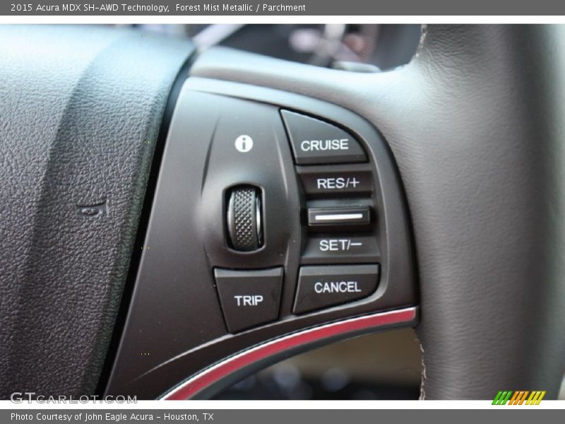 Forest Mist Metallic / Parchment 2015 Acura MDX SH-AWD Technology