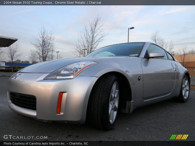 Chrome Silver Metallic / Charcoal 2004 Nissan 350Z Touring Coupe