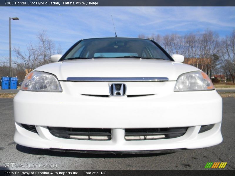 Taffeta White / Beige 2003 Honda Civic Hybrid Sedan