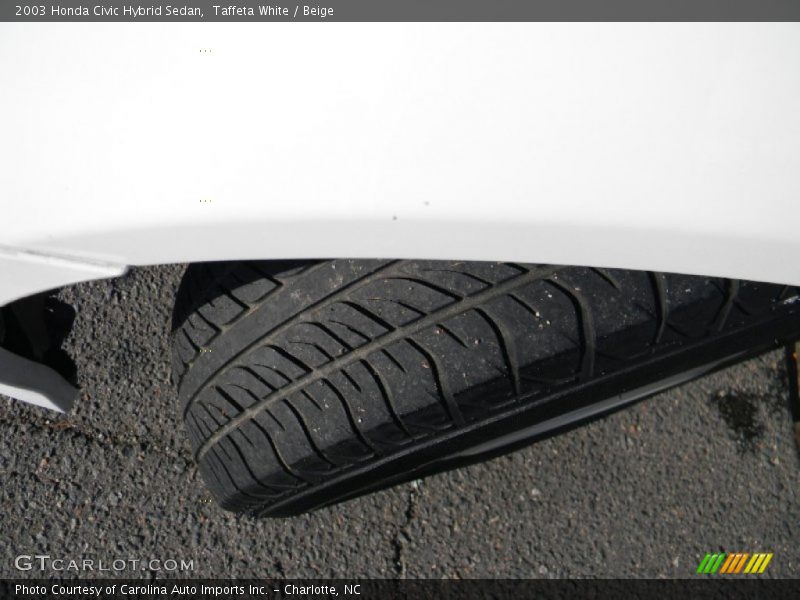 Taffeta White / Beige 2003 Honda Civic Hybrid Sedan