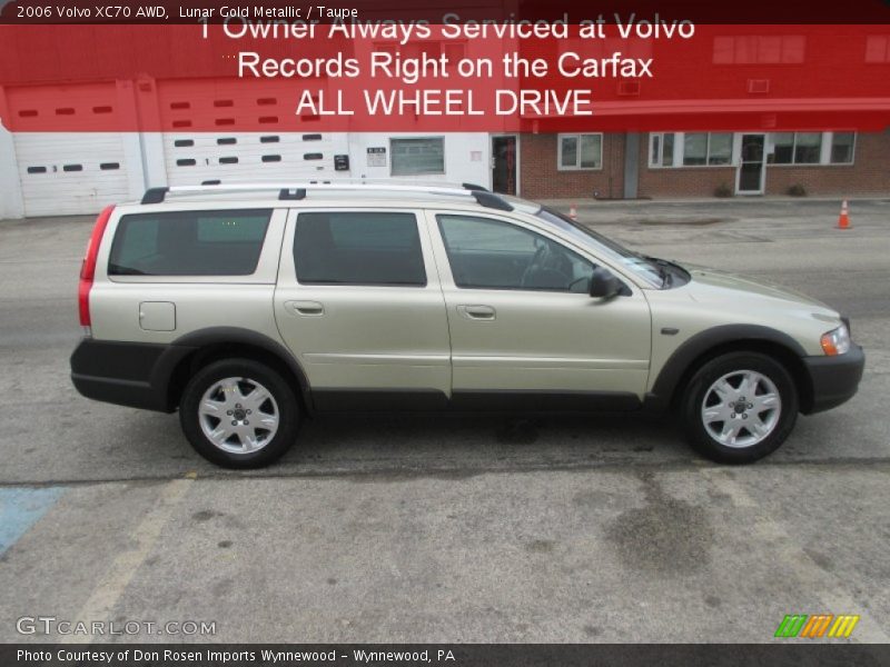 Lunar Gold Metallic / Taupe 2006 Volvo XC70 AWD