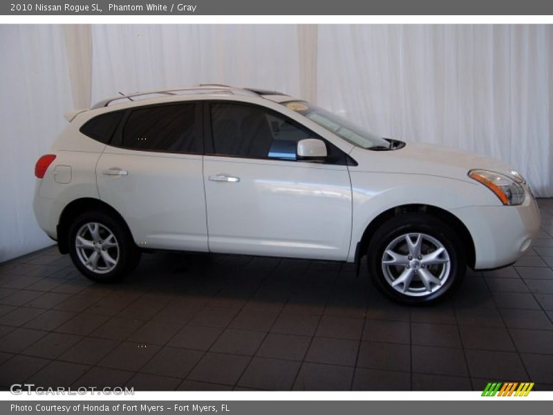 Phantom White / Gray 2010 Nissan Rogue SL